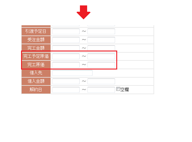 完工予定原価